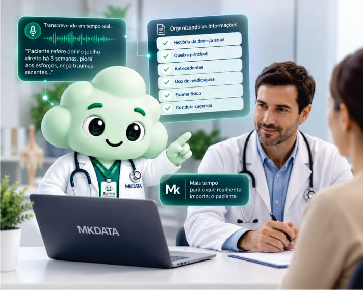 Assistente de atendimento médico IA Zumiro